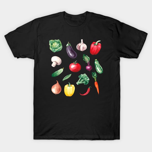 Vegetables T-Shirt by RefinedApparelLTD